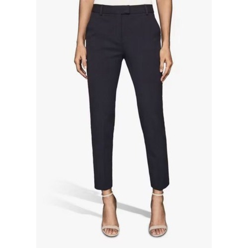 Reiss Joanne Slim Leg Trouser Black Petite Size US 4P UK 8P New With Tags